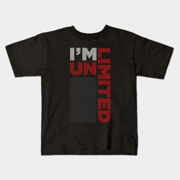 I M Unlimited Kids T-Shirt by autopic